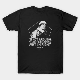 General George Patton | WW2 Inspirational Quote T-Shirt